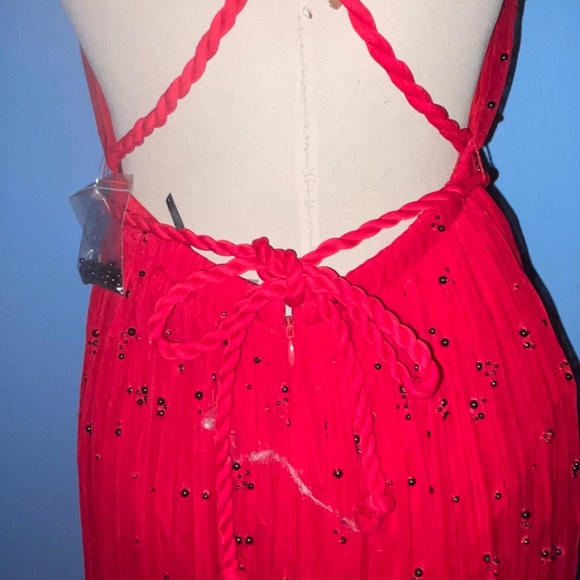 Free People Sienna Braided Embellished Maxi Dress-NOS - Picture 6 of 7